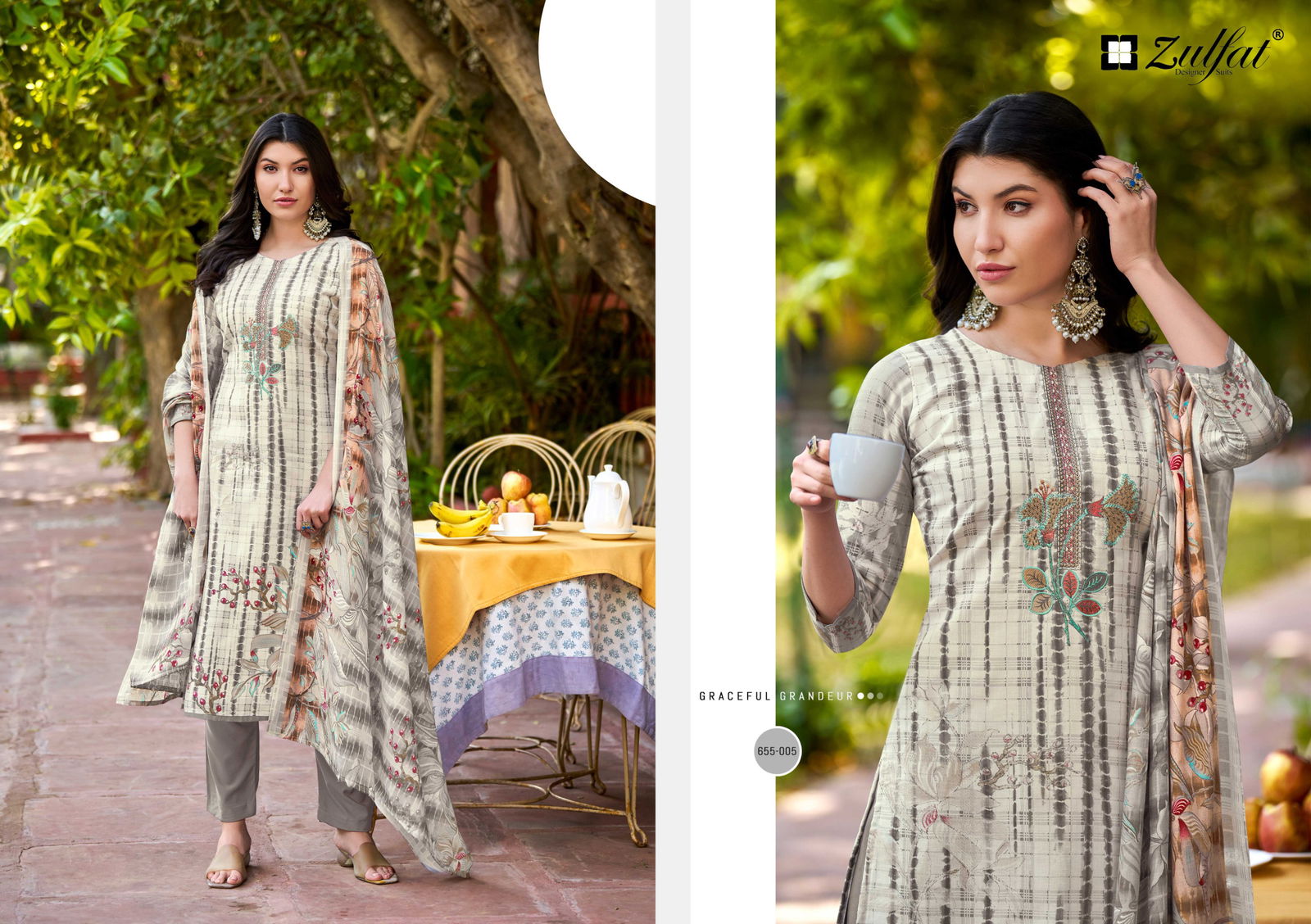 Noor Vol 2 By Zulfat Cotton Printed Dress Material Wholesale Market In Surat